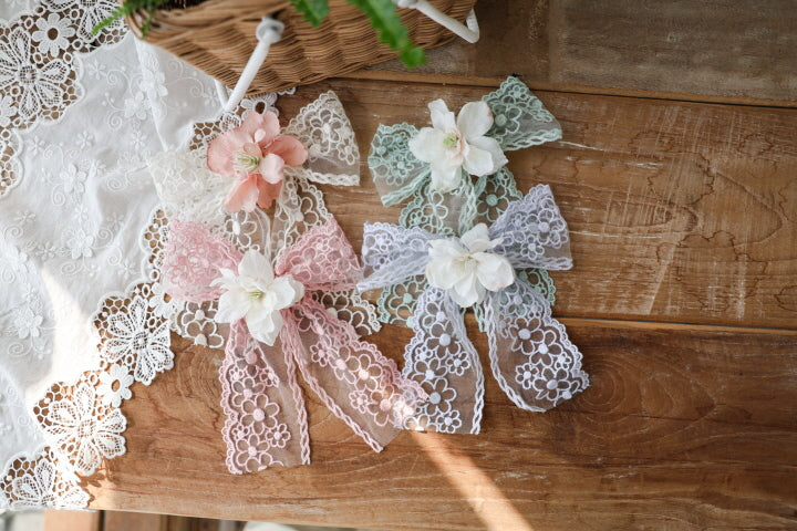 Big Lace Hair Clip